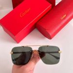 Cartier black  Unisex Pure Titanium Eyeglasses 